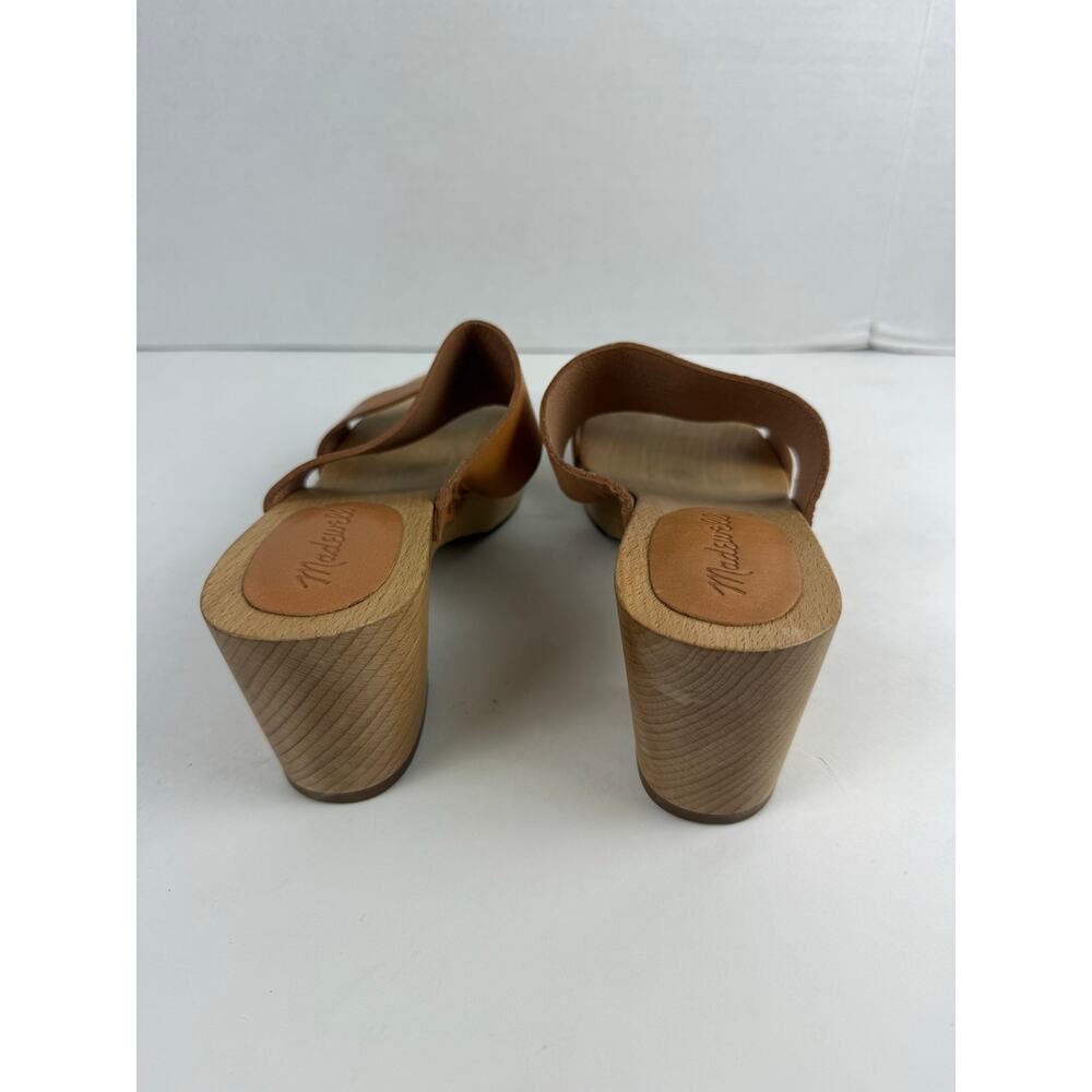 Madewell Stylish Leather Block Heel Sandals - Size 8 - Picture 6 of 8